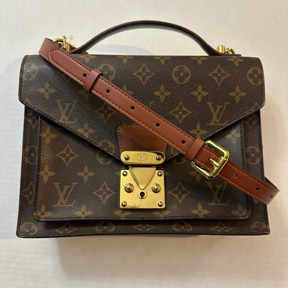 Authentic LOUIS VUITTON Monogram Monceau 26
Hand Bag 2way - Picture 1 of 14